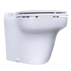 Picture of Raritan Engineering 241EF012 Comfort Height Marine Elegance Toilet Pressurized Fresh Water 12V