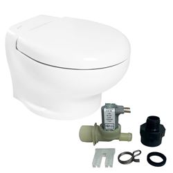 Picture of Thetford T-NAN012PW/TSFT/NA-FWKIT Nano Touch Compact Marine Toilet Freshwater Kit 12V
