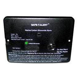 Picture of Safe-T-Alert 62-542-MARINE-BLK 62 Series Carbon Monoxide Alarm 12V Flush Mount Black