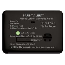 Picture of Safe-T-Alert 62-541-MARINE-BL Carbon Monoxide Alarm 12V Surface Mount Black