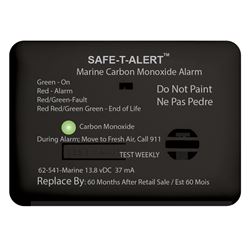 Picture of Safe-T-Alert 62-541-R-MARINE-BL SAFE T ALERT 62 SERIES BLACK CARBON MONOXIDE 12V WITH RELAY