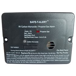 Picture of Safe-T-Alert 25-742-BL Dual Carbon Monoxide Propane Gas Alarm RV Surface Mount Black