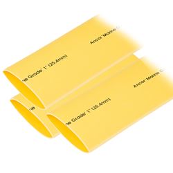 Picture of Ancor 307924 ANCOR HEAT SHRINK TUBING 1"X12" YELLOW 3PCS
