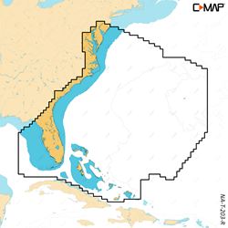 Picture of C-Map M-NA-T-203-R-MS C-MAP REVEAL X CHESAPEAKE BAY TO THE BAHAMAS