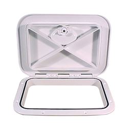 Picture of Beckson Marine HT1115AW Rectangular Flush Hatch 10.75" x 14.75" White