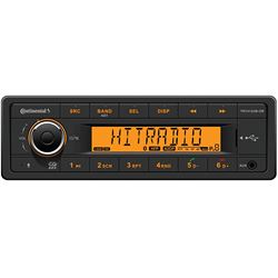 Picture of Continental TR7412UB-OR Marine Stereo AM/FM Bluetooth USB Single DIN 12V