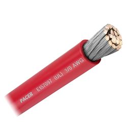 Picture of Pacer Performance WUL3/0RD-FT PACER RED 3/0 AWG BATTERY CABLE SOLD BY THE FOOT