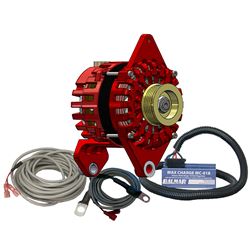 Picture of Balmar XT-DF4-170-K6-KIT 170 Amp Marine Alternator Kit 12V Dual Foot Saddle Mount K6 Serpentine Pulley
