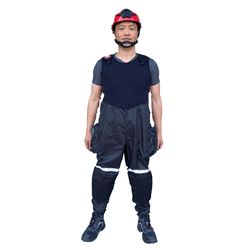 Picture of First Watch FRP-800-BK-L/XL FIRST WATCH RESPONDER UTILITY WADERS BLACK/GREY L/XL