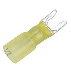 Picture of Pacer Performance TE10-10SLF-25 PACER 12-10 #10 HEAT SHRINK  SPADE TERMINAL 25 PC