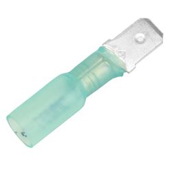 Picture of Pacer Performance TDE14-250M-100 Heat Shrink Male Disconnect 16-14 AWG 100-Pack