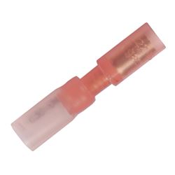 Picture of Pacer Performance TBRE18-156-100 Heat Shrink Female Bullet Terminal 22-18 AWG 100 Pack