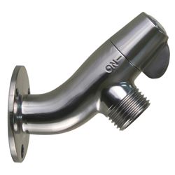 Picture of Scandvik 10175P Stainless Steel Angled Washdown Spigot with Fresh/Raw Indicators