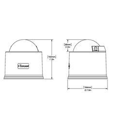 Picture of Ritchie Navigation SP-5C Globemaster 5-Inch Spherical Compass