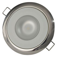 Picture of Lumitec 113113 Mirage Flush Mount Down Light - Polished Bezel with White LEDs