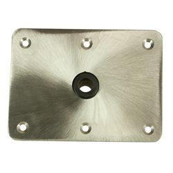 Picture of Springfield Marine 1620004 KingPin Standard Rectangular Stainless Steel Base 6x8 Satin Finish