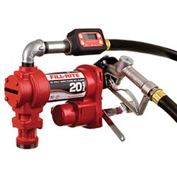 Picture of Fill-Rite FR4219H 12V DC Fuel Transfer Pump with Meter 20 GPM