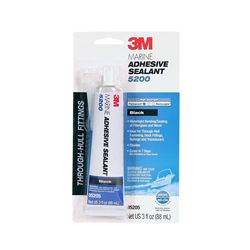 Picture of 3M 7000118402 Marine Adhesive Sealant 5200 Fast Cure Black 3 oz Tube