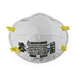 Picture of 3M 7100132742 N95 Disposable Respirator 8210 Cup Style White