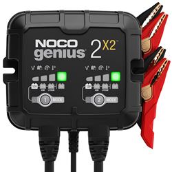 Picture of Noco Genius GENIUS2X2 4-Amp 2-Bank Battery Charger and Maintainer