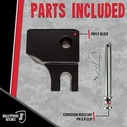 Picture of Bulletproof Hitches PINTLEATTACHMENT Pintle Hitch Attachment 36,000 lbs Capacity