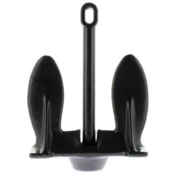 Picture of SeaSense 50074540 Navy Anchor 28 lb Black Vinyl Coated