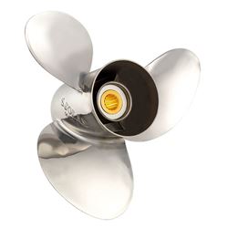 Picture of Solas 2121-093-11 Stainless Steel Propeller for Johnson/Evinrude 9.9-15HP 11-Inch