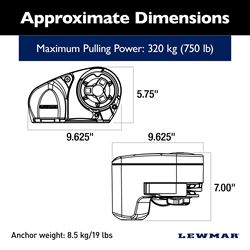 Picture of Lewmar 6656211967-310 Lewmar Pro-Fish 700 6 Mm-7 Mm-1/4" Pro-Fish Windlass