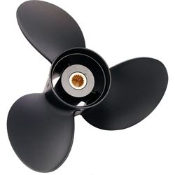 Picture of Solas 8611-155-17 Amita 3-E Plus Aluminum 3-Blade Propeller 15.5" x 17" Pitch RH 19-Spline