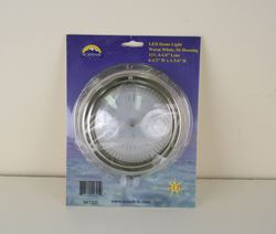 Picture of Scandvik 41325P LED Dome Light 6-5/8" Stainless Steel Warm White