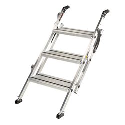 Picture of Lippert Components 2023024500 Victory Triple Step RV Toy Hauler Patio Entry with Handrail