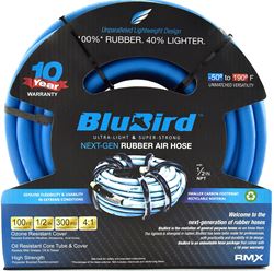 Picture of BluBird BB12100 Rubber Air Hose Assembly 1/2" x 100'