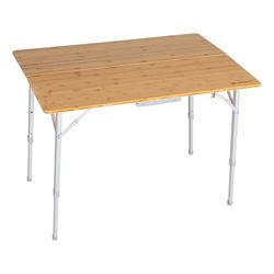 Picture of Lippert Components 2021011322 Bi-Fold Bamboo Adjustable Camp Table 39.5" x 28.5"