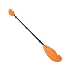 Picture of YakGear 06-0021 Backwater Assassin Carbon Fiber Hybrid Kayak Paddle 250-260cm Orange