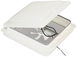 Picture of Heng's V071102-C1G1 Jensen Style Roof Vent 14x14 White 12V