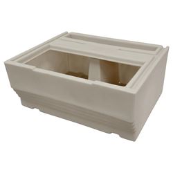 Picture of Wise Seating BM11431B990 Premier Series 27-Inch Pontoon Bench Seat Base, Platinum