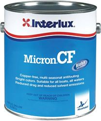 Picture of Interlux Paint YBD103/QT Micron CF Copper Free Antifouling Bottom Paint Black Quart