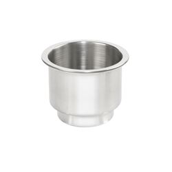 Picture of Whitecap Industries S-3511C Flush Mount Cupholder with Drain 304 Stainless Steel