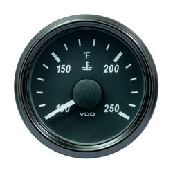 Picture of VDO Gauges A2C3833340030 SingleViu 52mm Water Temperature Gauge 250°F