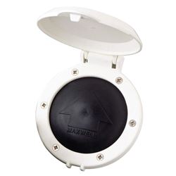 Picture of Maxwell P19007 Heavy-Duty Covered Footswitch White 200 Amp