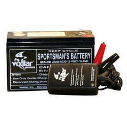 Picture of Vexilar V-120 12V 9Ah Sealed Lead-Acid Battery and Charger System