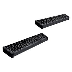 Picture of TrailFX ARBV008B Aggressive Running Board Van Black