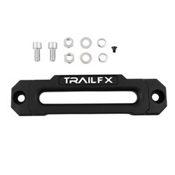 Picture of TrailFX WXV007 Synthetic Winch Rope Kit 9500 lb 94 ft with Hawse Fairlead