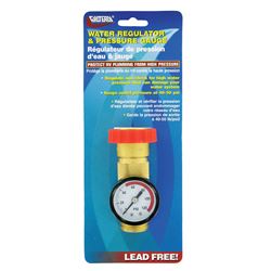 Picture of Valterra A01-1124VP Lead-Free Water Regulator with Pressure Gauge