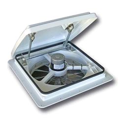 Picture of MAXXAIR 00A04301K 4-Speed Roof Vent Fan with White Lid Manual Opening