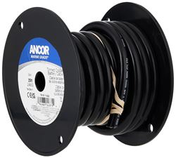Picture of Ancor 114010 Marine Grade Tinned Copper Battery Cable 2 AWG Black 100 Feet
