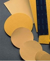 Picture of Mirka 23-622-080 Gold 6" Grip Disc 80 Grit 50-Pack Sanding Discs