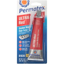Picture of Permatex 81630 Ultra Red High Temperature RTV Silicone Gasket Maker 3 oz
