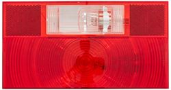 Picture of Peterson Fluid V25912 Stop Turn Tail Light with Backup Rectangular Red