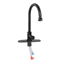 Picture of Empire Brass Company SL7000BMT-A RV Kitchen Faucet Single Handle Black Metal Lever